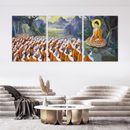 Buddha And Disciples, Set Of 3