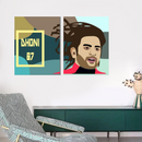 Dhoni Wall Art, Set Of 2