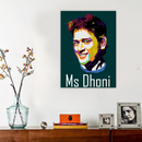 M S Dhoni Wall Art