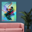 Cricket Batsman Wall Art