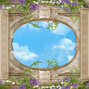 Window Look Ceiling Wallpaper