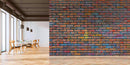 Classical Colorful Brick Wallpaper