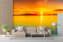 Yellow Sunset beach wallpaper