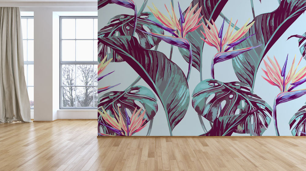 Beautiful Leaves Tropical Wallpaper