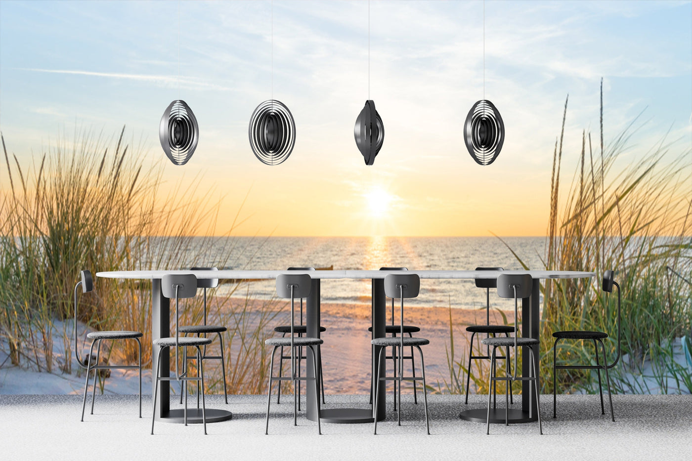 Simple View Beach Customised Wallpaper