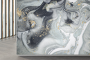 Grey Colour Marble Effect Wallpaper