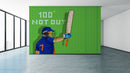 M S Dhoni Century Wallpaper