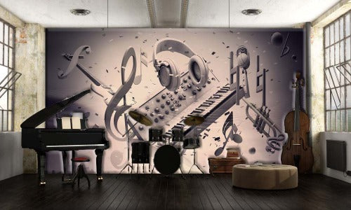 Piano Headphone Music Wallpaper