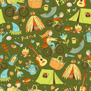 Cycling Picnic Wallpaper