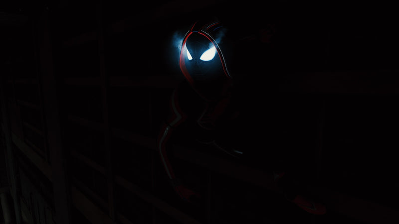 Black Spiderman Sticker