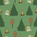 Green Camp Wallpaper