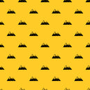 Mountains Yellow Wallpaper