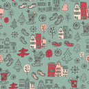 Small Colony Blue Wallpaper