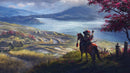 Horse Man Reached Village Wallpaper