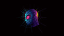 Blue Spiderman Sticker