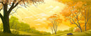 Wardrobe Autumn Forest Sticker