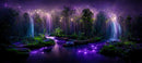 Forest Night Hd Sticker