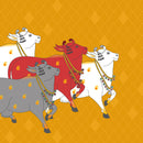 Wardrobe Cow Miniature Sticker