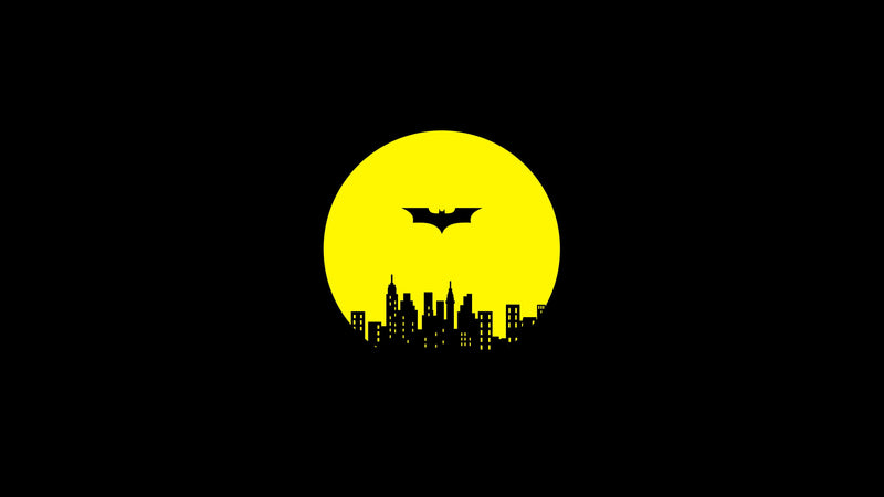 Yellow Bat Sticker