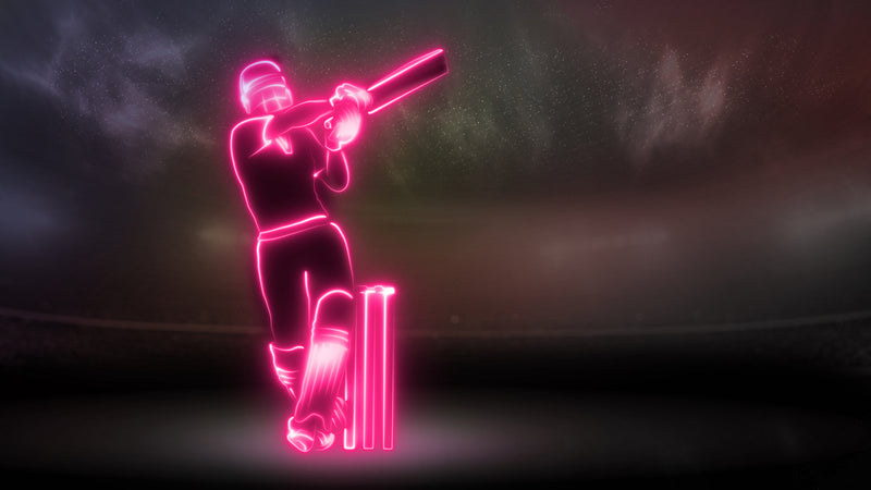 Batsman Neon Sticker