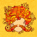 Wardrobe Rajasthani Man Sticker