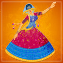 Wardrobe Indian Folk Dance Sticker