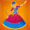 Wardrobe Indian Folk Dance Sticker