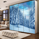 Wardrobe Snow Covered Sticker