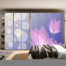 Purple Wardrobe With Lotus Shadow