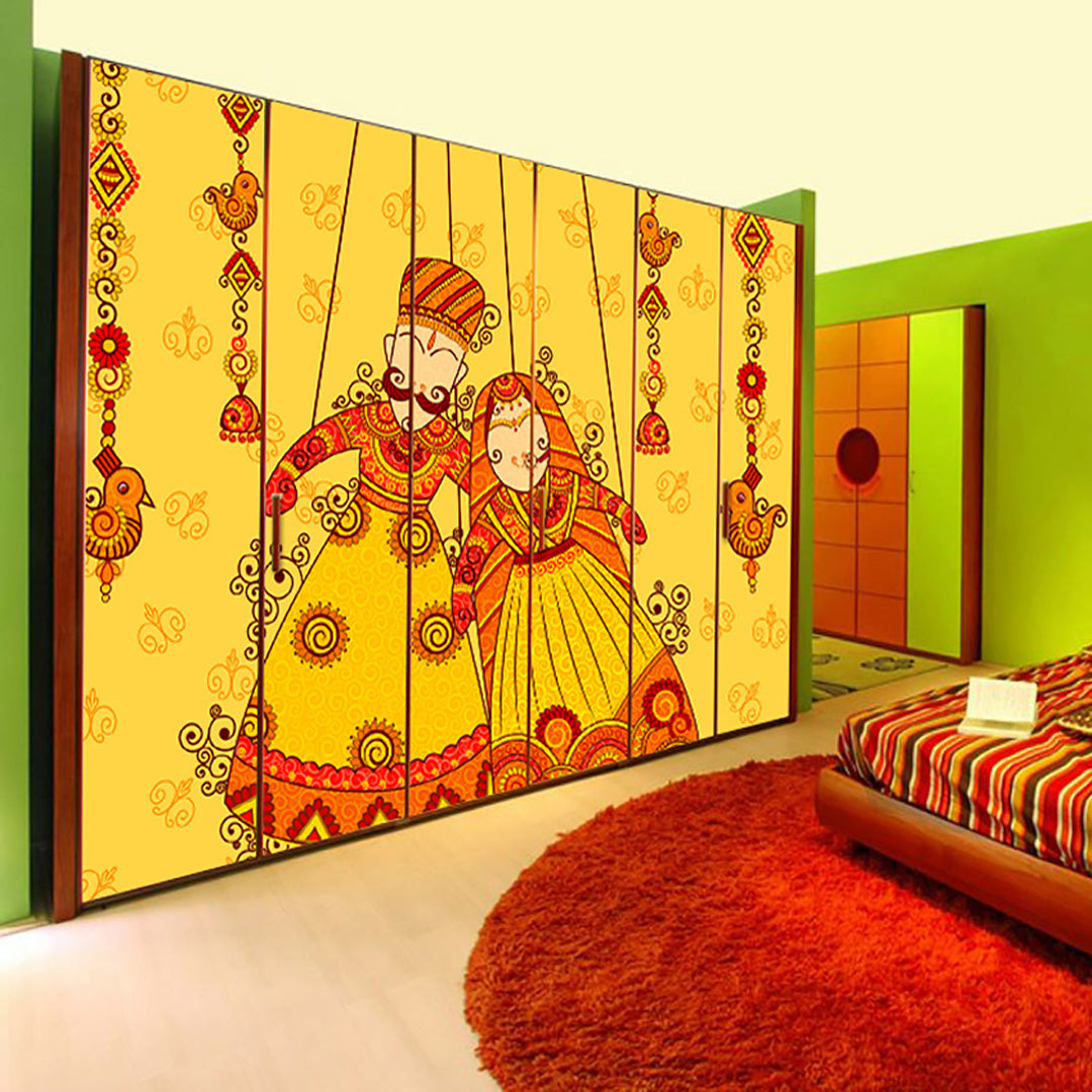 Rajasthani Puppet Sticker