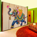 Wardrobe Rajasthani Elephant Sticker
