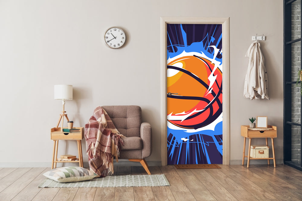 Thunder Basketball Sticker