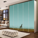 Wardrobe Subtle Blue Sticker