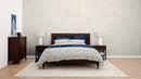Cream Leaves Pattern Wallpaper
