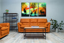 Deer Inspired Wall Art 10, Set Of 3