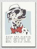 Dog In Style Wall Art