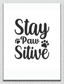 Pawsitive wall art