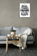 Pawprints On Our Hearts Wall Art