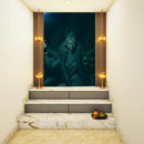 Durga Statue Self Adhesive Sticker Poster