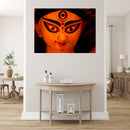 Big Eyes Durga Painting Self Adhesive Sticker Poster
