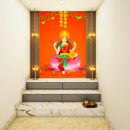 Laxmi Painting Self Adhesive Sticker Poster