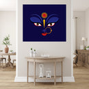 Gurga Face Self Adhesive Sticker Poster