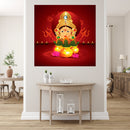 Durga With Kalash Self Adhesive Sticker Poster