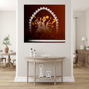 Godness Durga Maa Self Adhesive Sticker Poster