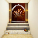 Godness Durga Maa Self Adhesive Sticker Poster