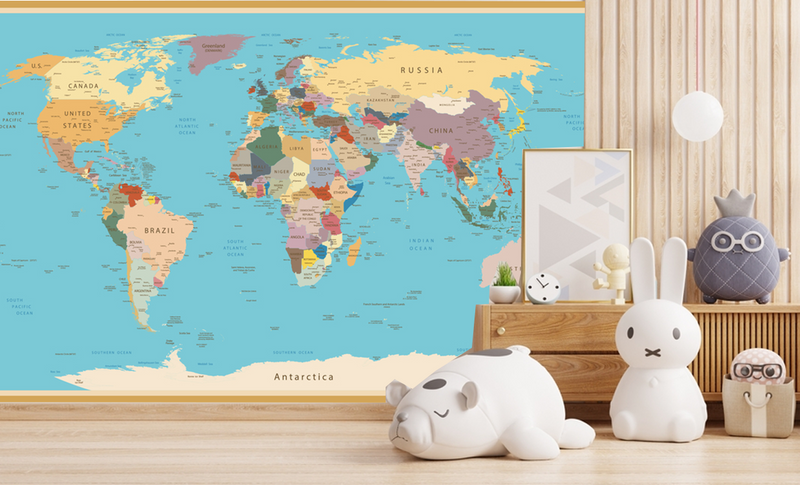 Discover Your Decor Map Wallpaper