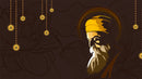 Divine Aura Guru Nanak Wallpaper