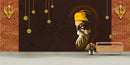 Divine Aura Guru Nanak Wallpaper