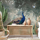 Ethereal Peacock Wallpaper