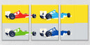 F1 Racing Wall Art, Set Of 3